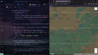 NaeuCode - Day #20 - Google Map App - Using HTML CSS & JavaScript - No Talking