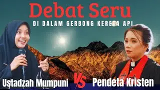 Debat Seru Ustadzah Mumpuni Vs Pendeka Kristen Di Dalam Gerbong Kereta Api#mumpuniterbaru2025