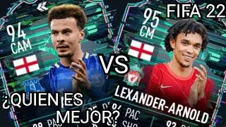 Dele Alli 94 VS Alexander-Arnold 95 &iquest;QUIEN ES MEJOR BOX TO BOX? FIFA 22 Ultimate Team