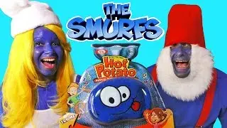 The Smurfs Play Hot Potato ! || Blind Bag Show Ep82 ||Konas2002