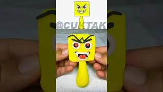 I made Sprunki OC Sally Square (from Save the Shapes) phase 2 #sprunkioc #animation #diyclay #funny
