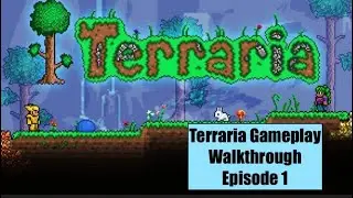 Terraria! Nintendo Switch GAMEPLAY- BEGINNER WALKTHROUGH - Episode 1