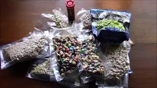 Bugout Bag Food VR8 Step One Survival Bugout/ INCH bag challenge.