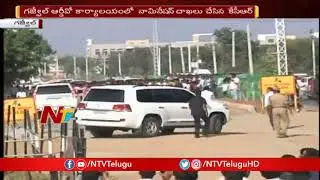 KCR files nomination papers for Gajwel | Telangana elections | NTV Politics
