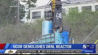 UCOR demolishes ORNL Reactor