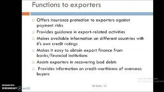 Export credit guarantee corporation