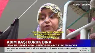 İstanbul'da Adım Başı Çürük Bina! Çürük Raporlu Binada Satılık Daire Var