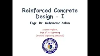 Reinforced Concrete Design - I (BScCE) | Lec#15 - Serviceability, Deflection & Crack Control