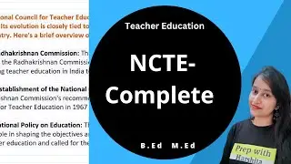NCTE ( National Council for Teacher Education) | Teacher Education