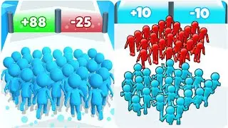 Count master 3d Vs Join clash 3d 🔮🔵Max All Levels New Update Walkthrough Android iOS YU67