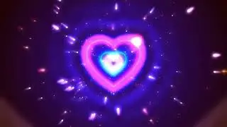 colourful heart tunnel &hearts;️💙 💜#hearttunnel #backgroundvideo #youtubevideo