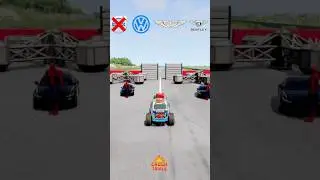 Volvo vs Volkswagen vs Aston Martin vs Bentley &ndash; Obstacle Course Drive! 🏁🔥