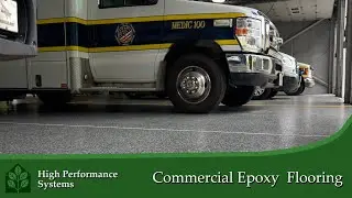 Commercial Epoxy Flooring Project: 🚑 Ambulance Bay