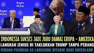 INDONESIA SUKSES DAMAIKAN EROPA - AMERIKA 🤩 LANGKAH JENIUS PRABOWO TAKLUKAN TRUMP TANPA PERANG‼️