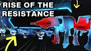I Went on a *WORKING RIDE* in Bloxburg! Disneyland Rise of the Resistance Tour