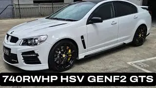 740 л.с. на задних колесах HSV GenF2 GTS POV drive