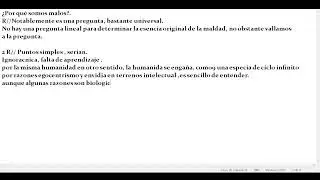 &iquest;Por qu&eacute; los seres humanos hacemos cosas malas? | Esquema sencillo
