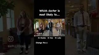 Which doctor is most likely to&hellip;.. make you film this reel?!