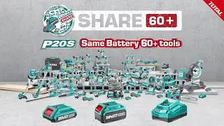 20V - Aceeasi baterie pentru peste 60 de scule electrice