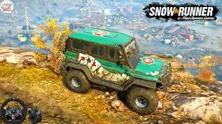 SnowRunner  Part#93 Solo Player Bulid & Drive Mods testing Game Play With  Steering  Wheel & Shifter