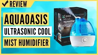 AquaOasis Cool Mist Humidifier 2.2L Water Tank Quiet Ultrasonic Humidifier Review