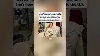 Lindsey Vonn Tells Fans Don't Feel Sad After Olympic Crash and Surgery 🏔️💪 #shorts #LindseyVonn