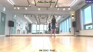 Stuck In The Middle  Line dance  -  DEMO & TUTORIAL