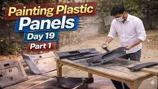 Painting the interior panels (part1) | Suzuki Khyber Restoration Day 18 | Car Guy on a Budget 