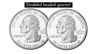 Double headed quarter!!! #valuablecoins #quarter #coin #coins #shorts