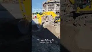 Construction Site of Cement Silo System Project for an Overseas Customer #sronsilo #siloconstruction