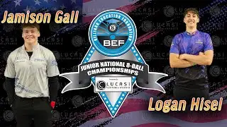 JAMISON GALL vs LOGAN HISEL | 2025 BEF Junior National Championships | Day 1