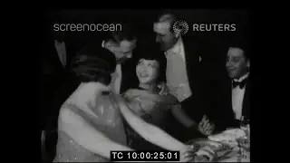 Anna May Wong in Germany at an event held in honor of German aviators, 1928