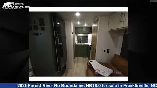 Spectacular 2026 Forest River No Boundaries Travel Trailer RV For Sale in Franklinville, NC