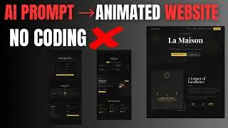 AI Prompt to Animated Website | Step-by-Step Tutorial