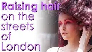 Raising hair on the streets of london - in aid of The Princes Trust