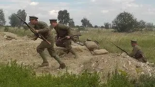 1. světov&aacute; v&aacute;lka 1917 - WWI Reenactment - Bitva u Zborova - Milovice 8.7.2017