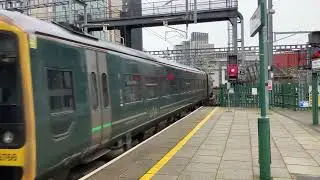 GWR 158745 & 158766 7:20AM PORTSMOUTH HARBOUR TO CARDIFF CENTRAL, ARRIVING @ CARDIFF CENTRAL PLAT 3.