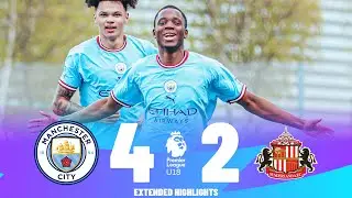 Manchester City vs Sunderland | Highlights | Man City Champions of U18 Premier League 22-04-2022