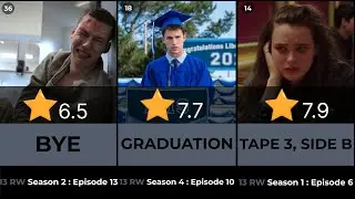 13 REASONS WHY - All 49 episodes ranked from worst to best