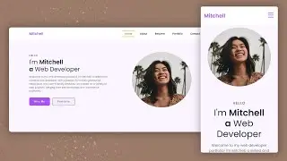 Design Your Personal Responsive Portfolio Website with HTML and CSS | Step by Step Guide