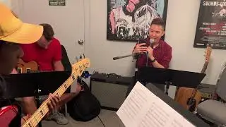 Mint Music & Toronto Guitar School Funk Band Rehearsal