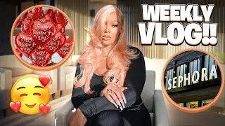 VALENTINES DAY | SEPHORA | GIRL TALK | BEAUTY DAY | FASHION NOVA HAUL