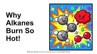 Why do alkanes release so much energy when burned?