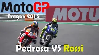 MotoGP&trade; 2013 Aragon Dani Pedrosa VS Valentino Rossi