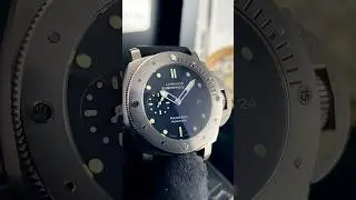 PANERAI LUMINOR SUBMERSIBLE 1950 3 DAYS 47MM TITANIUM BLACK DIAL PAM 305 (2010)