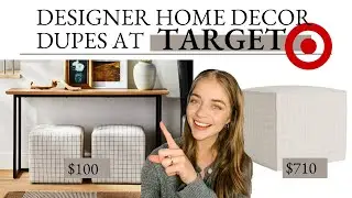 DESIGN HOME DECOR DUPES AT TARGET | LOOKS FOR LESS AT TARGET | BUDGET FRIENDLY HOME DECOR