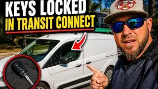 HOW TO UNLOCK A FORD TRANSIT CONNECT - KEYS LOCKED INSIDE