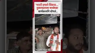 महाराष्ट्रात सगळ्याच भाषा.. दुकानदाराचं बोलणं ऐकून मनसेच्या कार्यकर्त्यांचा राग अनावर