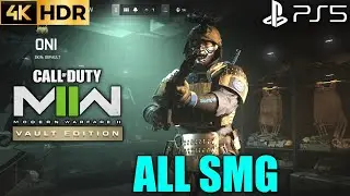 All Sub Machine Guns (SMG) MODERN WARFARE 2 All SMG | COD MW2 All SMG |MW2 Vault Edition All Weapons