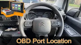 CITROEN BERLINGO 2023 года &mdash; расположение порта OBD